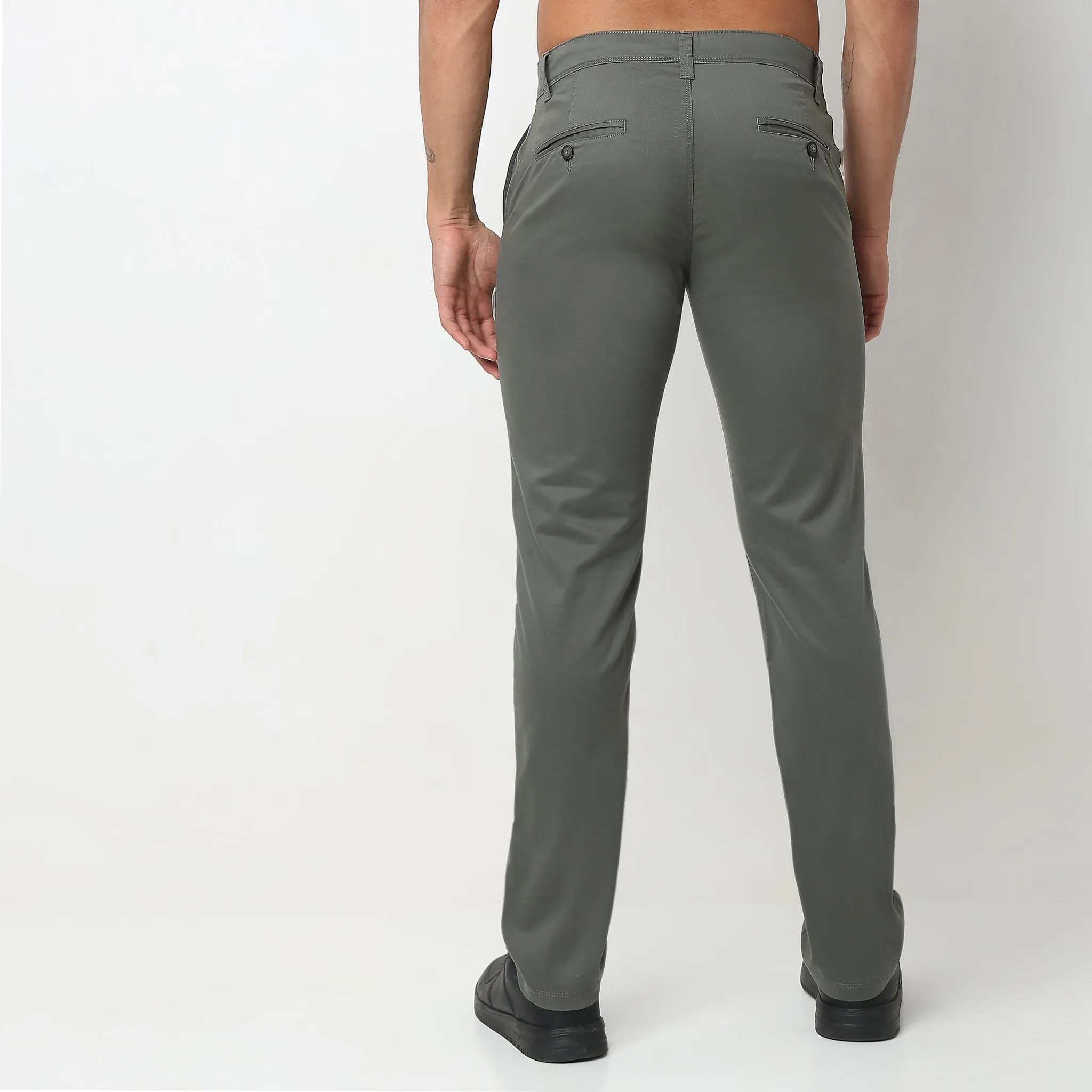 Officer Pants™ - Luxury Cotton with E-Fast Stretch - Cavalry Twill - Mid Rise Pants - Re-Pants reimagined