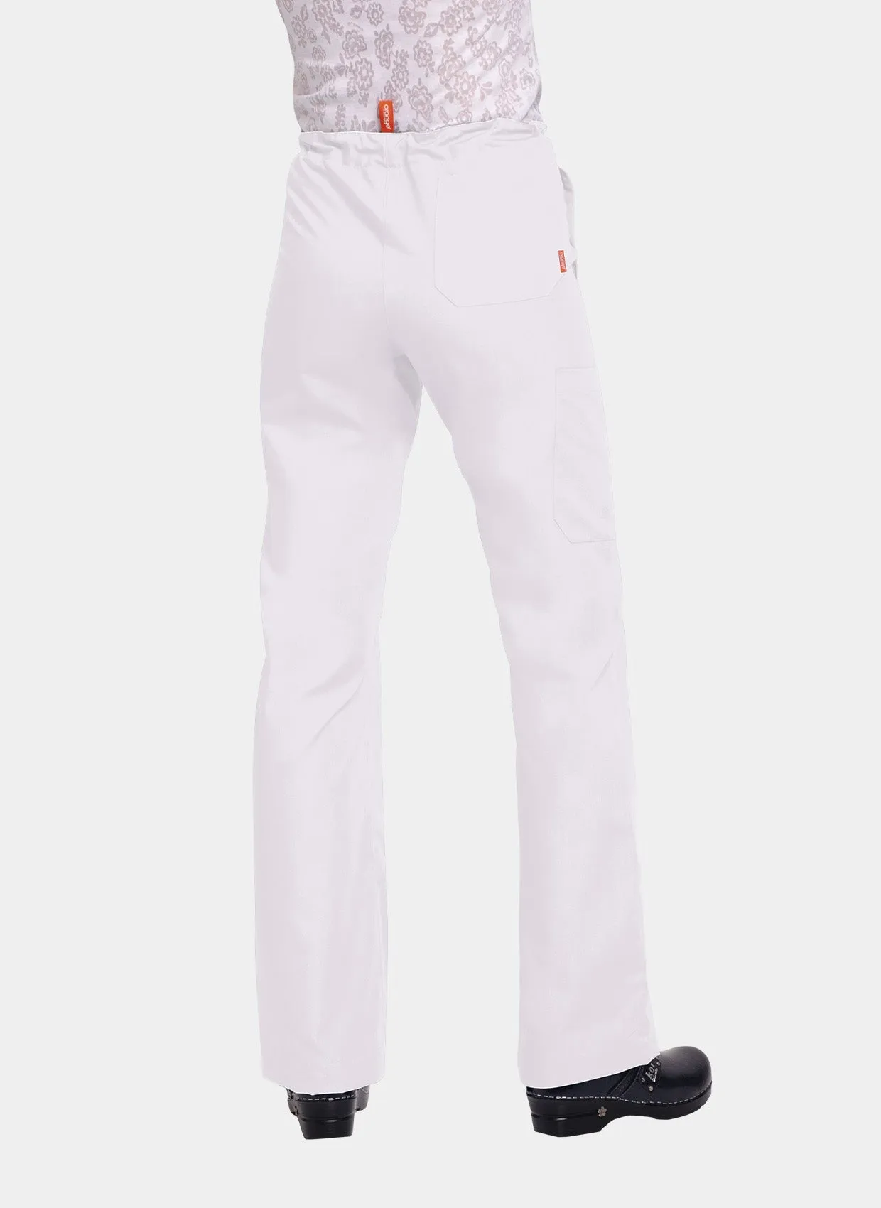 Orange Standard Unisex Huntington Scrub Trousers - White