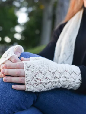 Orchid Lace Mitts <br/><small>knitting pattern</small>