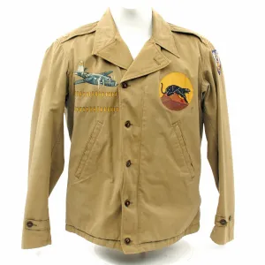 Original U.S. WWII 554th Bomb Squadron B-26 Marauder Painted M41 Field Jacket