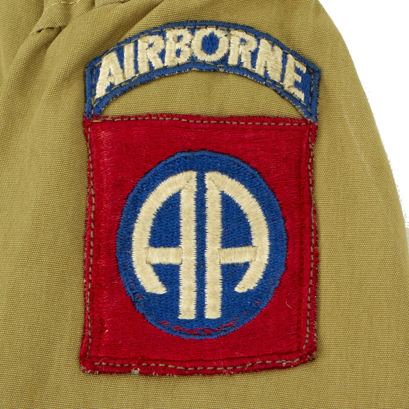 Original U.S. WWII 82nd Airborne M41 Field Jacket with Replicated Bullion 504th Parachute Infantry Regiment Pocket Patch