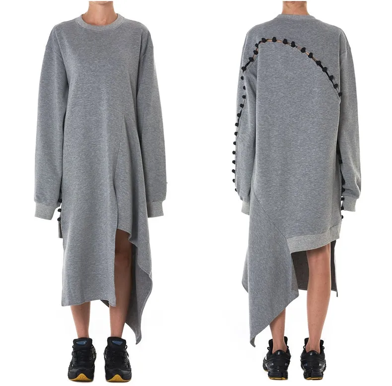 Oversized DECONSTRUCTED Jumper DRESS