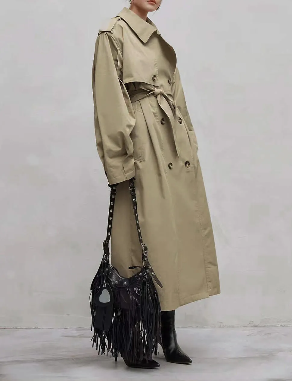 Oversized Padded Trench Coat