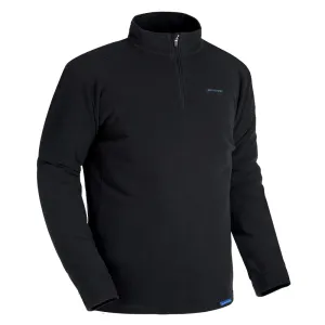 Oxford Advanced Micro Fleece 1/2 Neck Mens Top Black