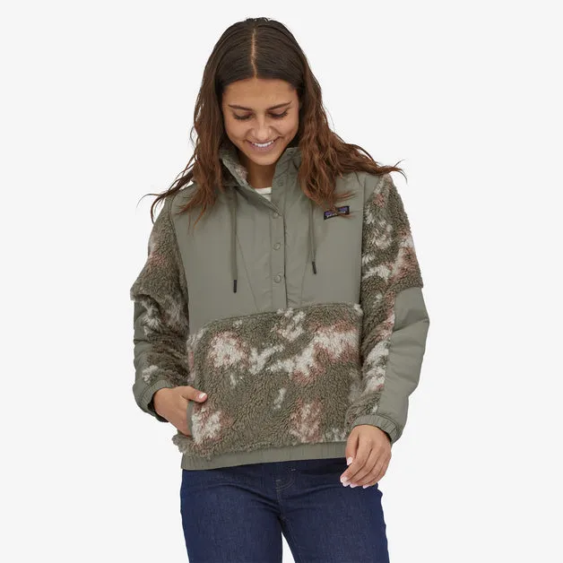 Patagonia W's Shelled Retro-X P/O Jacket-Snow Pine: Garden Green