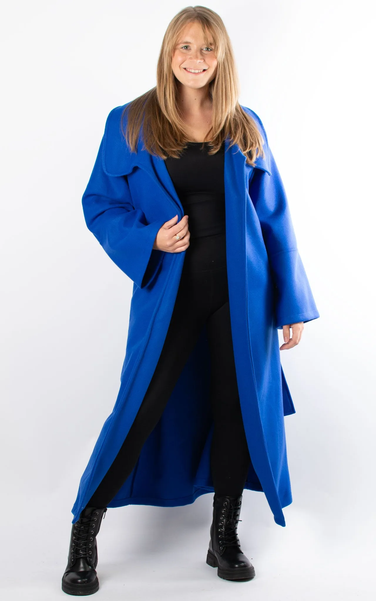 Patricia Trench Coat | Cobalt