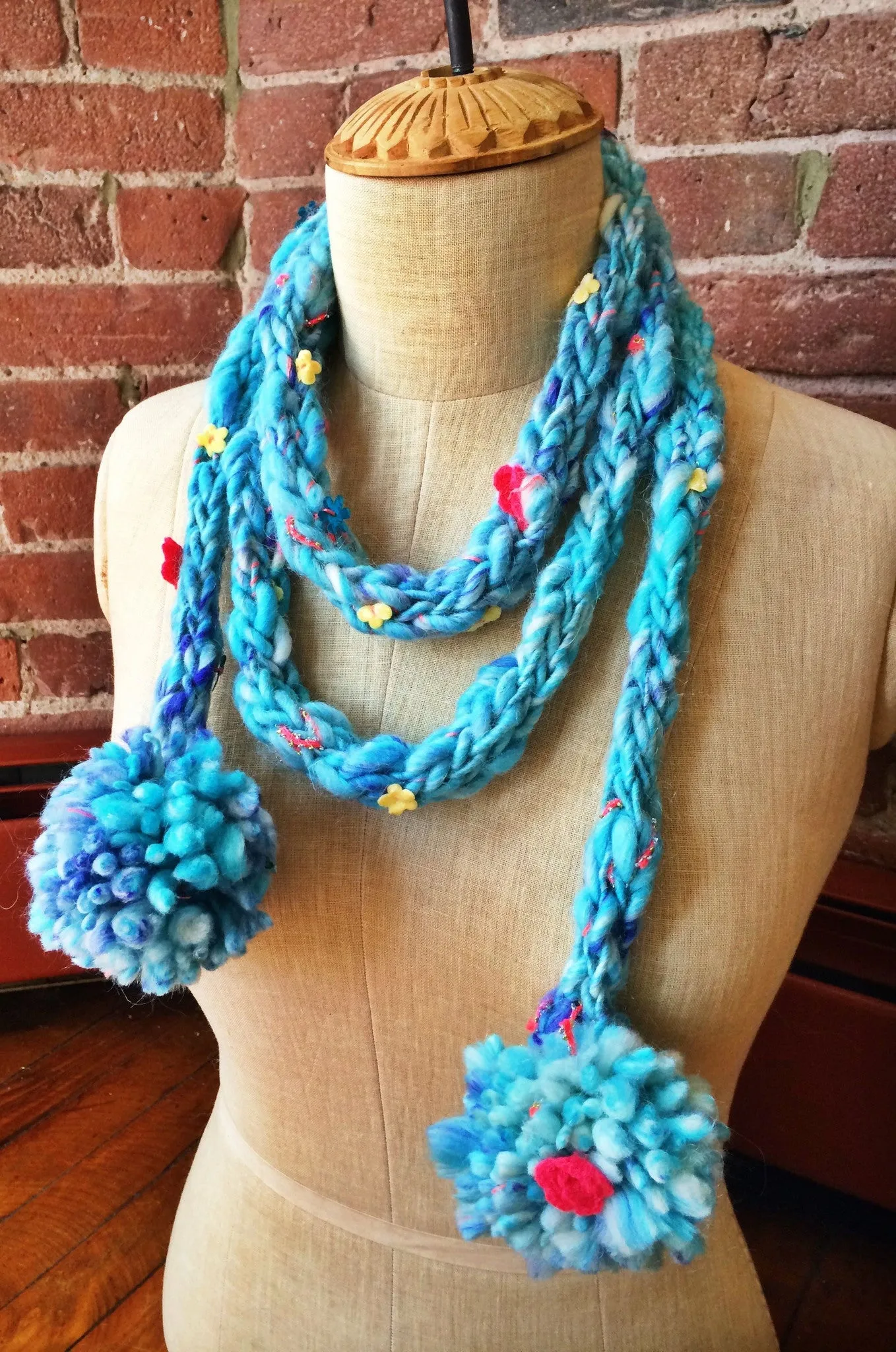 Pom Pom Scarf