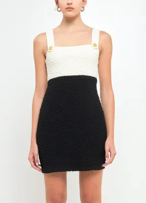 Popcorn Knit Color Block Dress