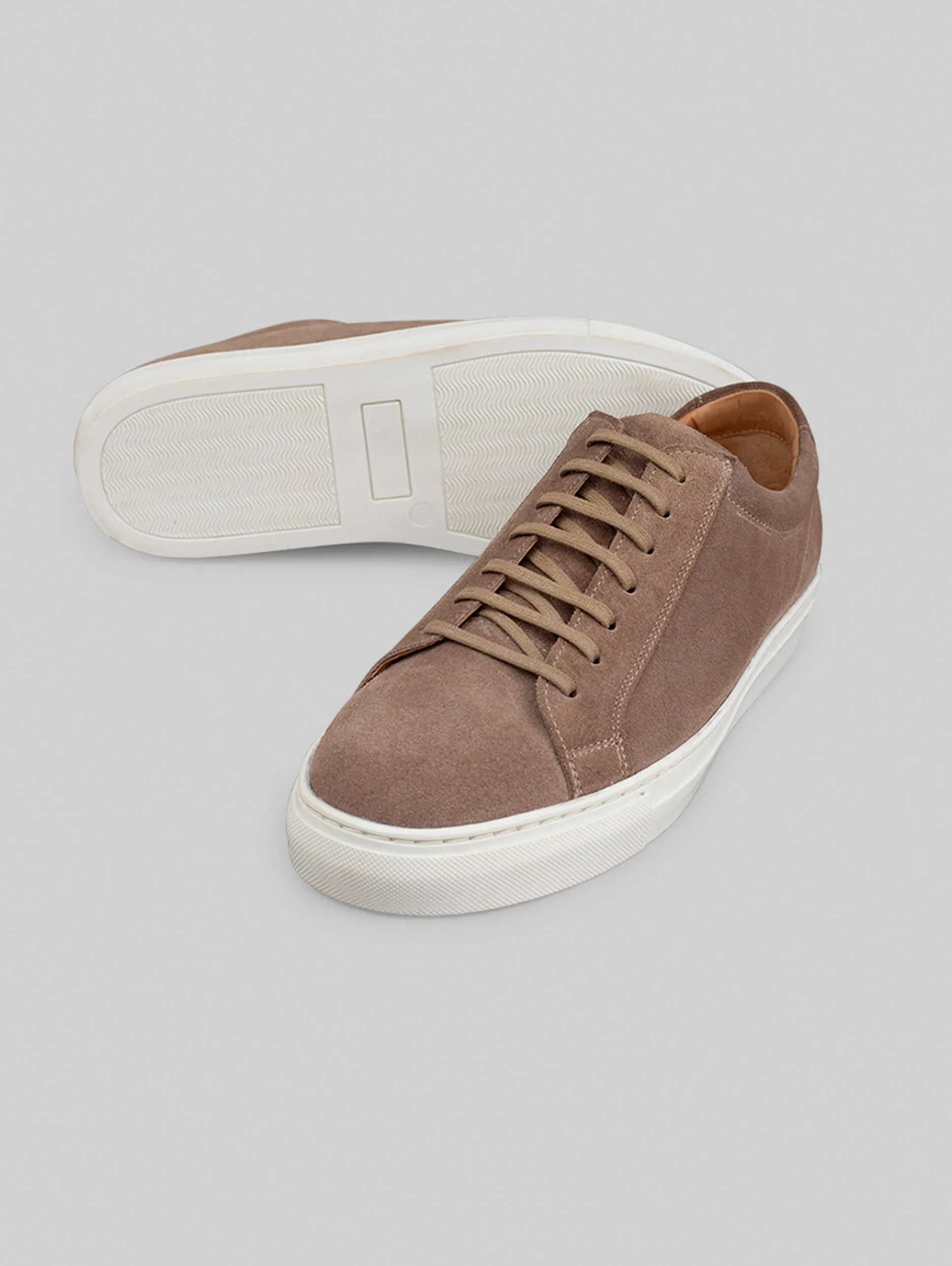 Rawls Men Brown Suede Sneakers