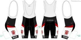 Red Breakaway Domestique Gravel Bib-Short Women's - The Cyclery Bike Shop