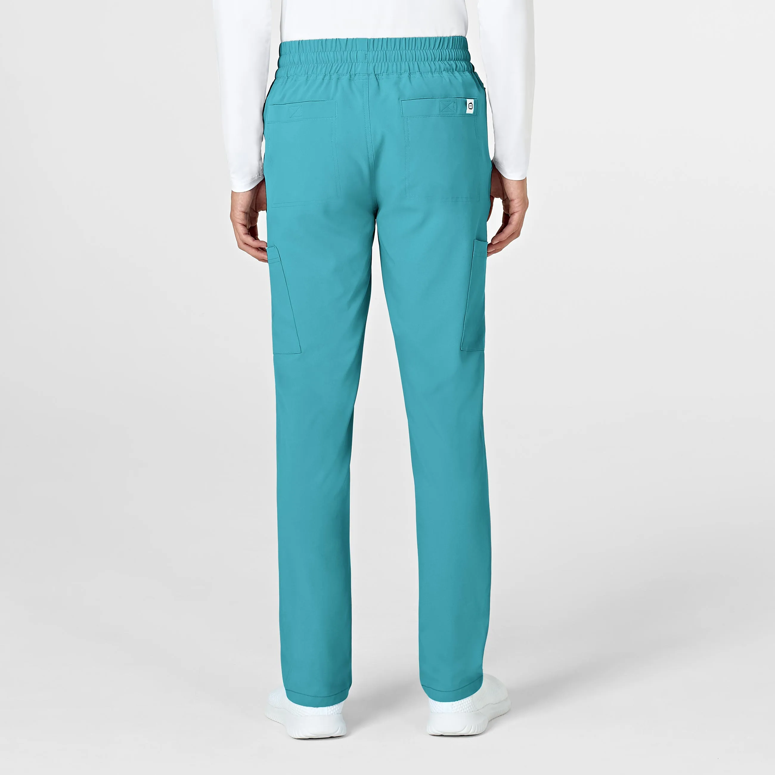 RENEW Mens Straight Slim Scrub Pant - Teal Blue