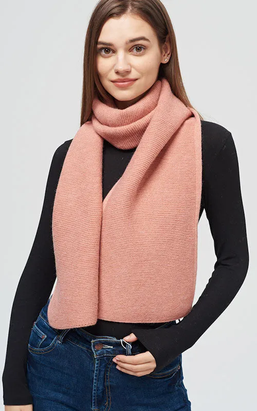 Rib Scarf, pink