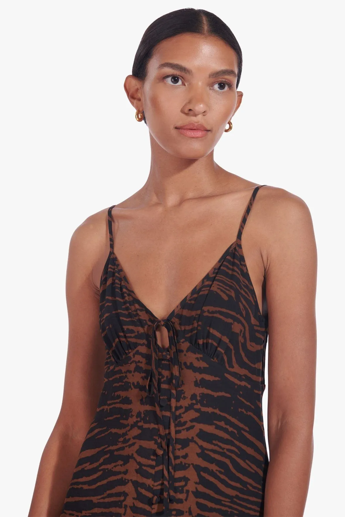 RISK DRESS | MAHOGANY ZEBRA