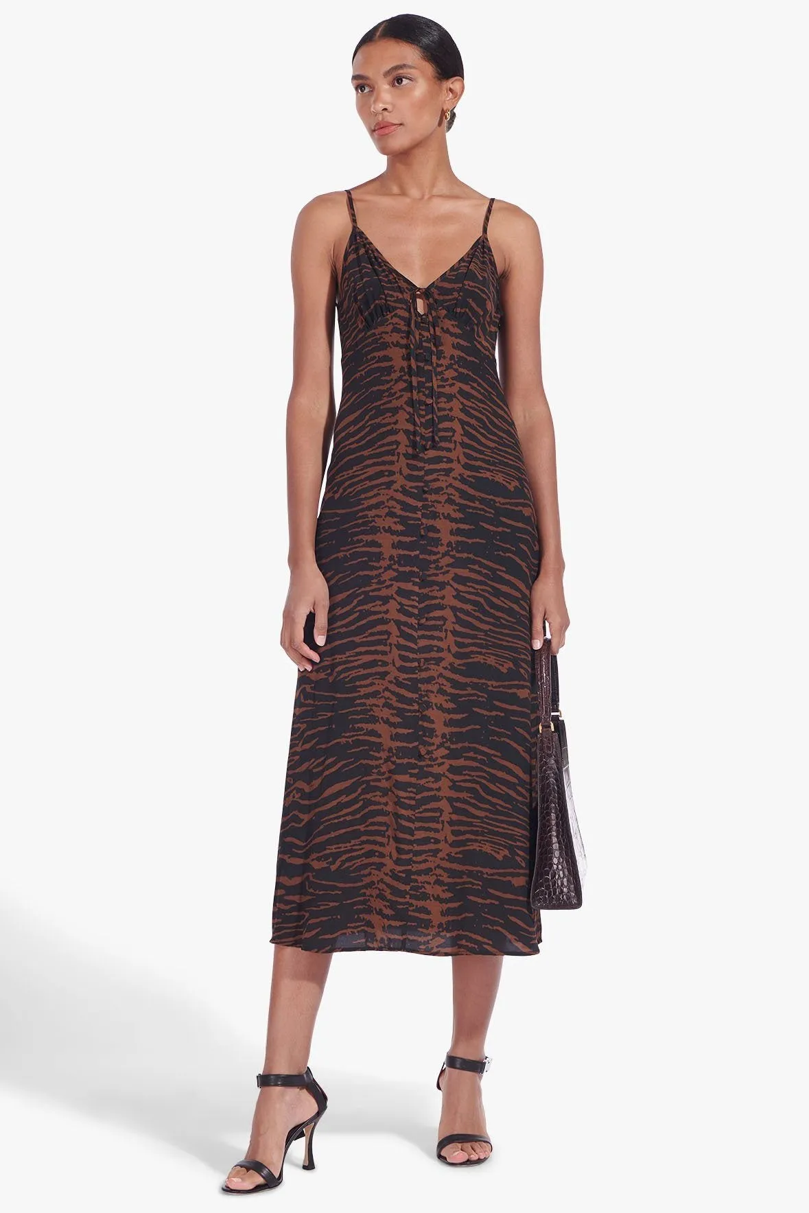 RISK DRESS | MAHOGANY ZEBRA