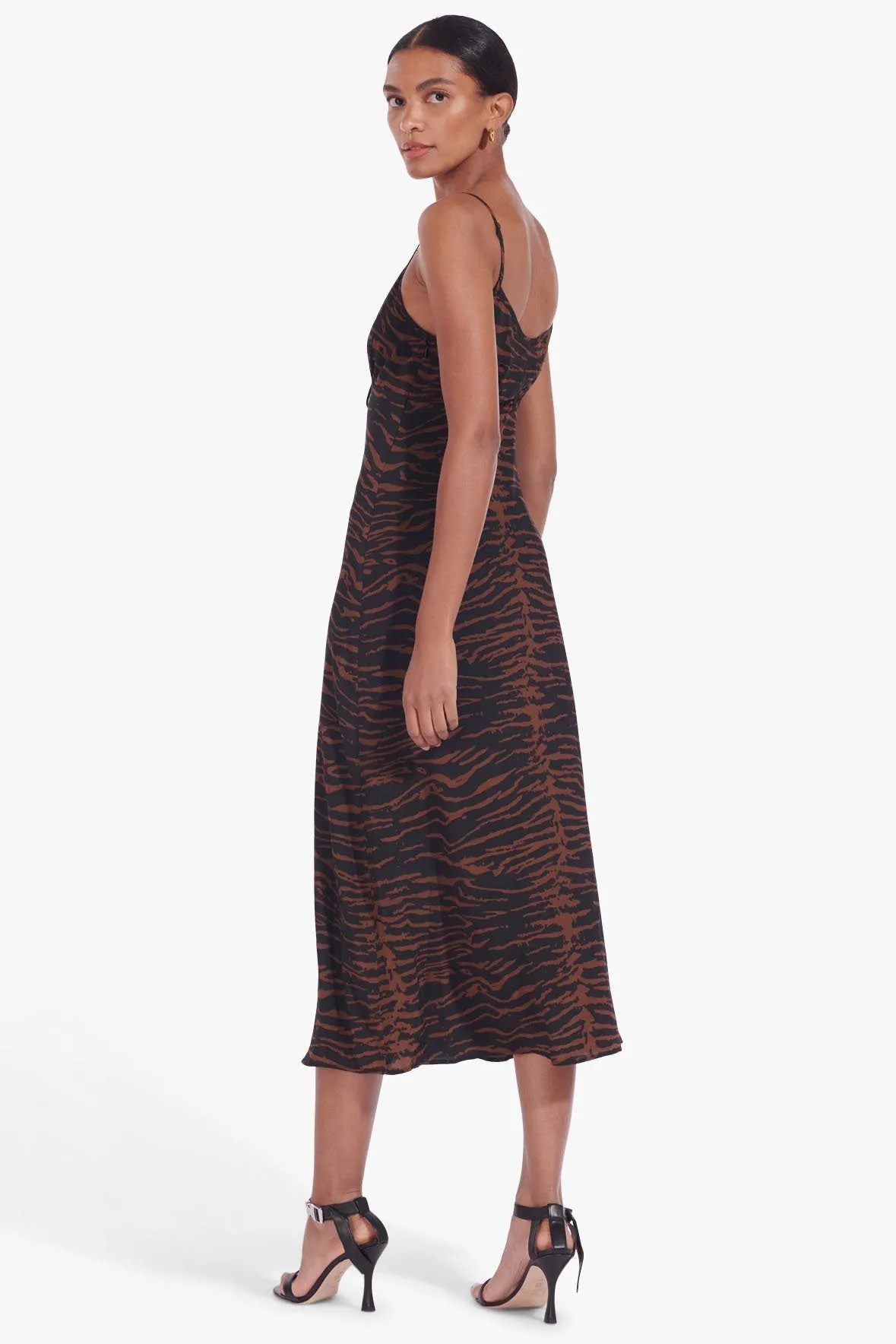 RISK DRESS | MAHOGANY ZEBRA