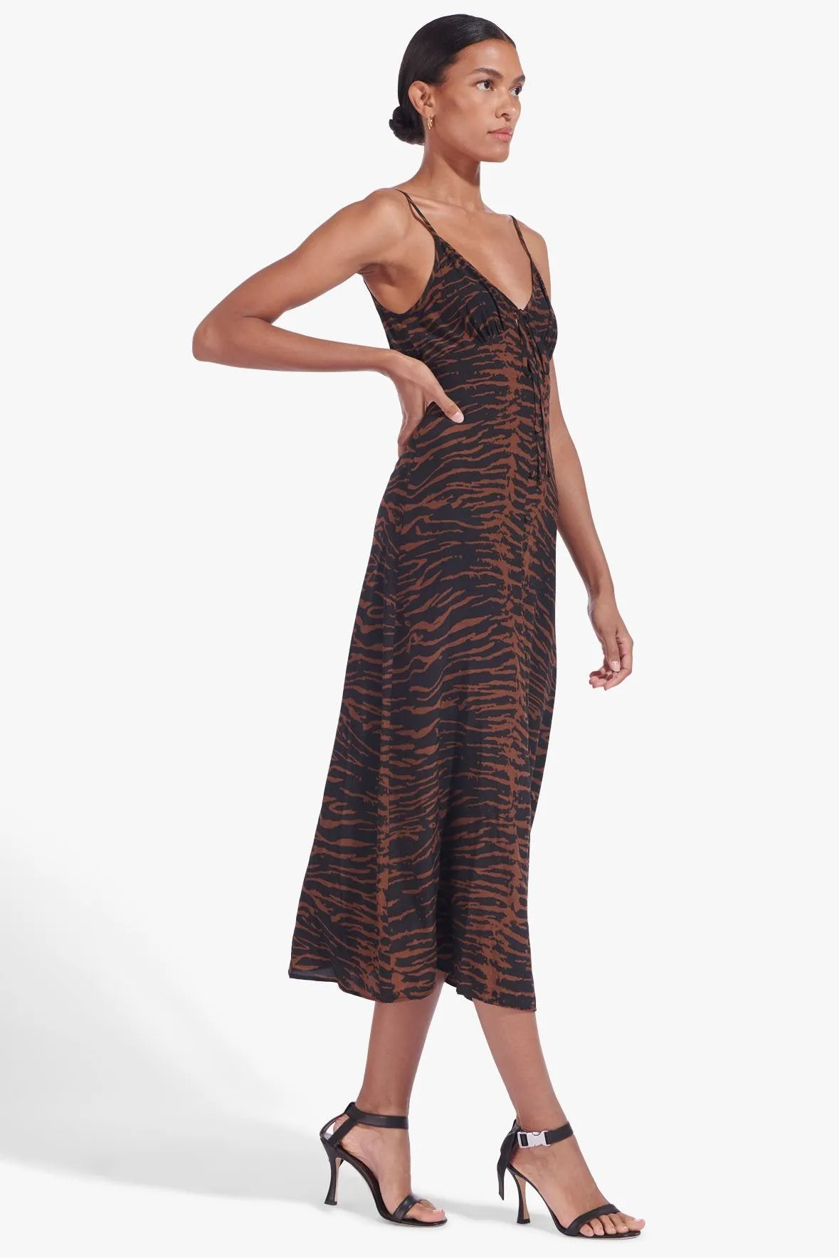 RISK DRESS | MAHOGANY ZEBRA