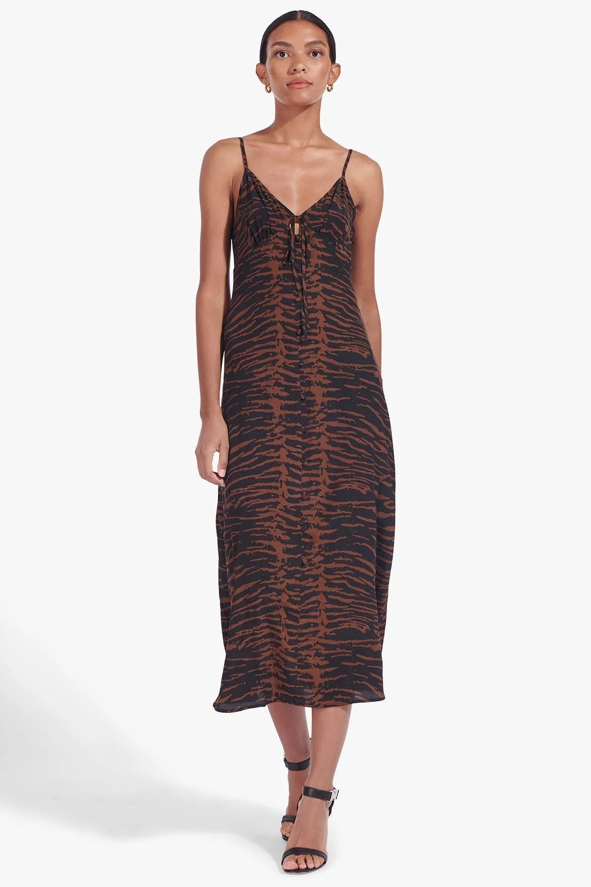 RISK DRESS | MAHOGANY ZEBRA