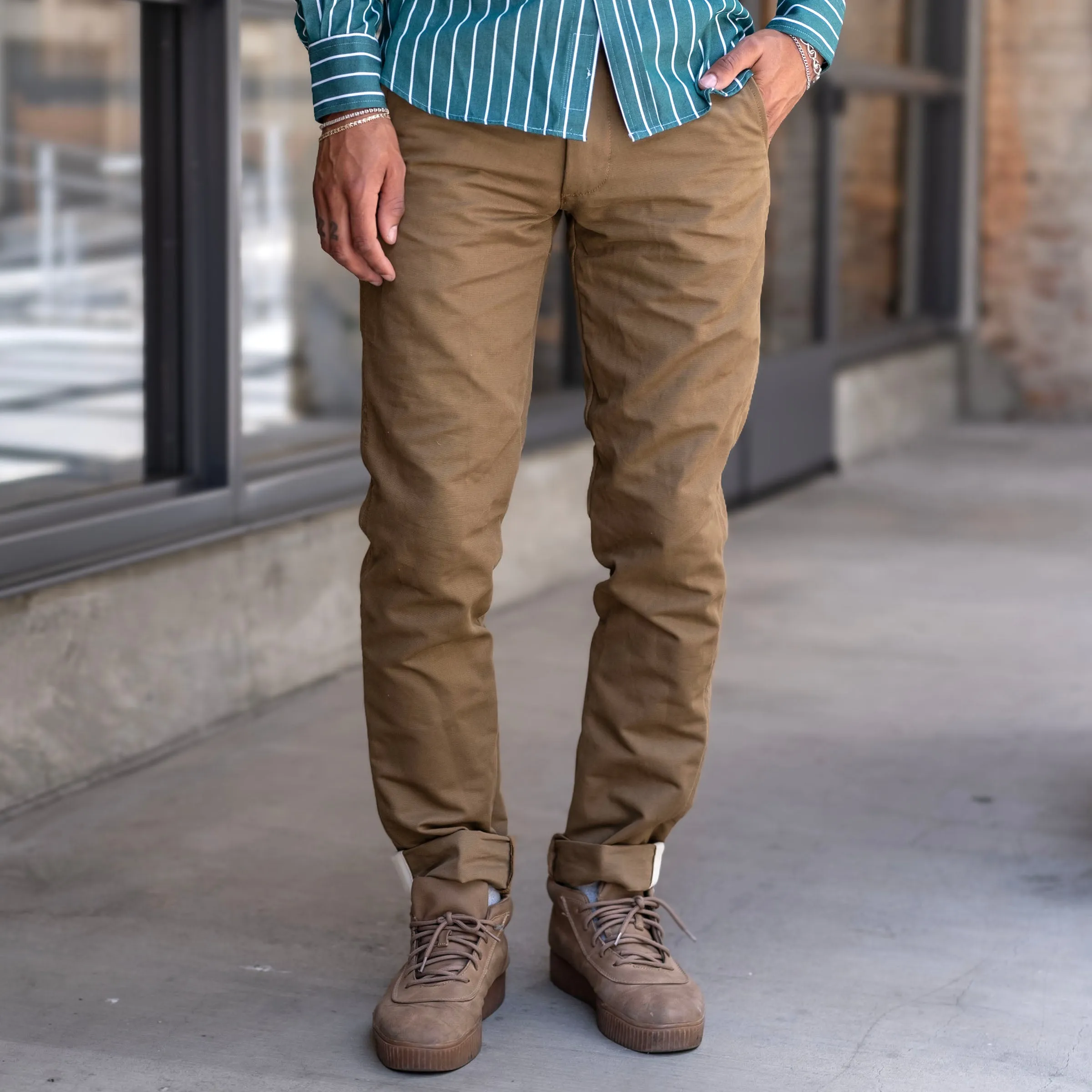 Rivet Chino British Khaki 9oz Japanese Ripcord