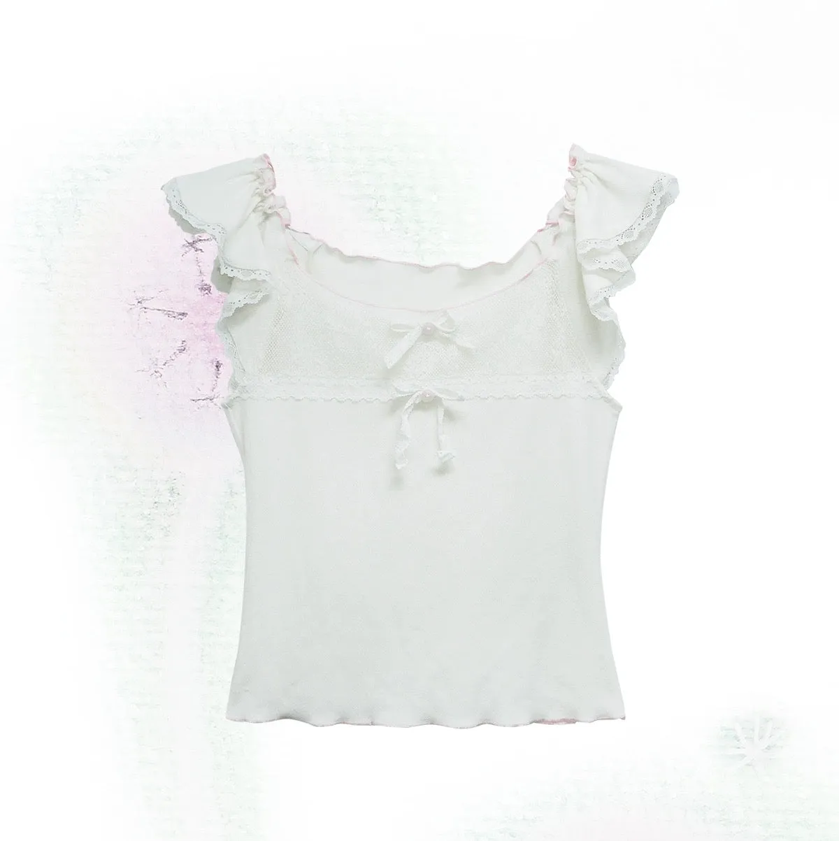 [Rose Island] Bunny dreams crop top