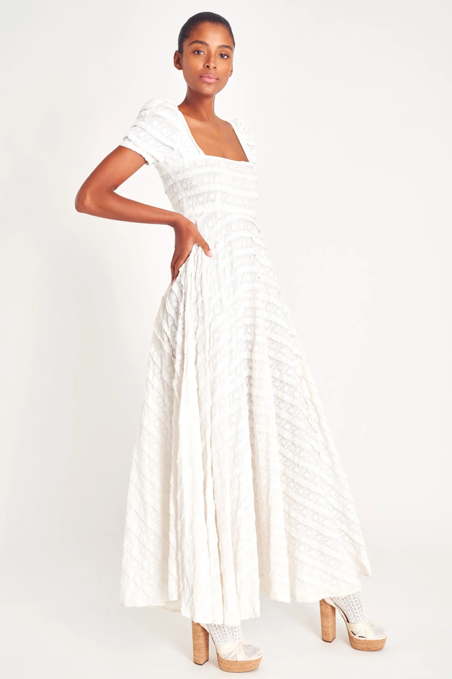 Ryan Catalina Lace Maxi Dress