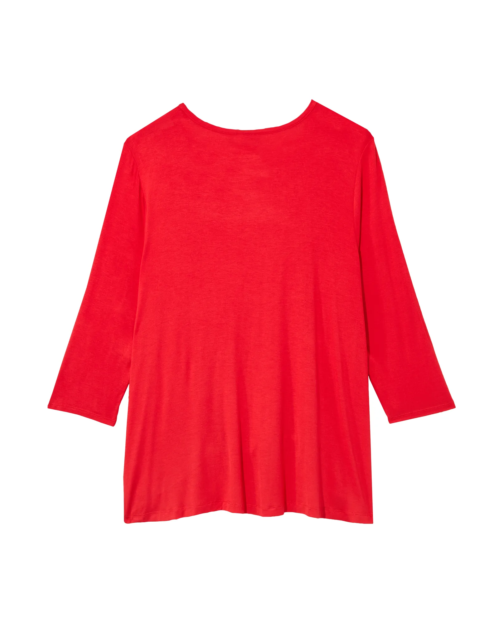 Ryan Long Sleeve Side Twist Top | Red