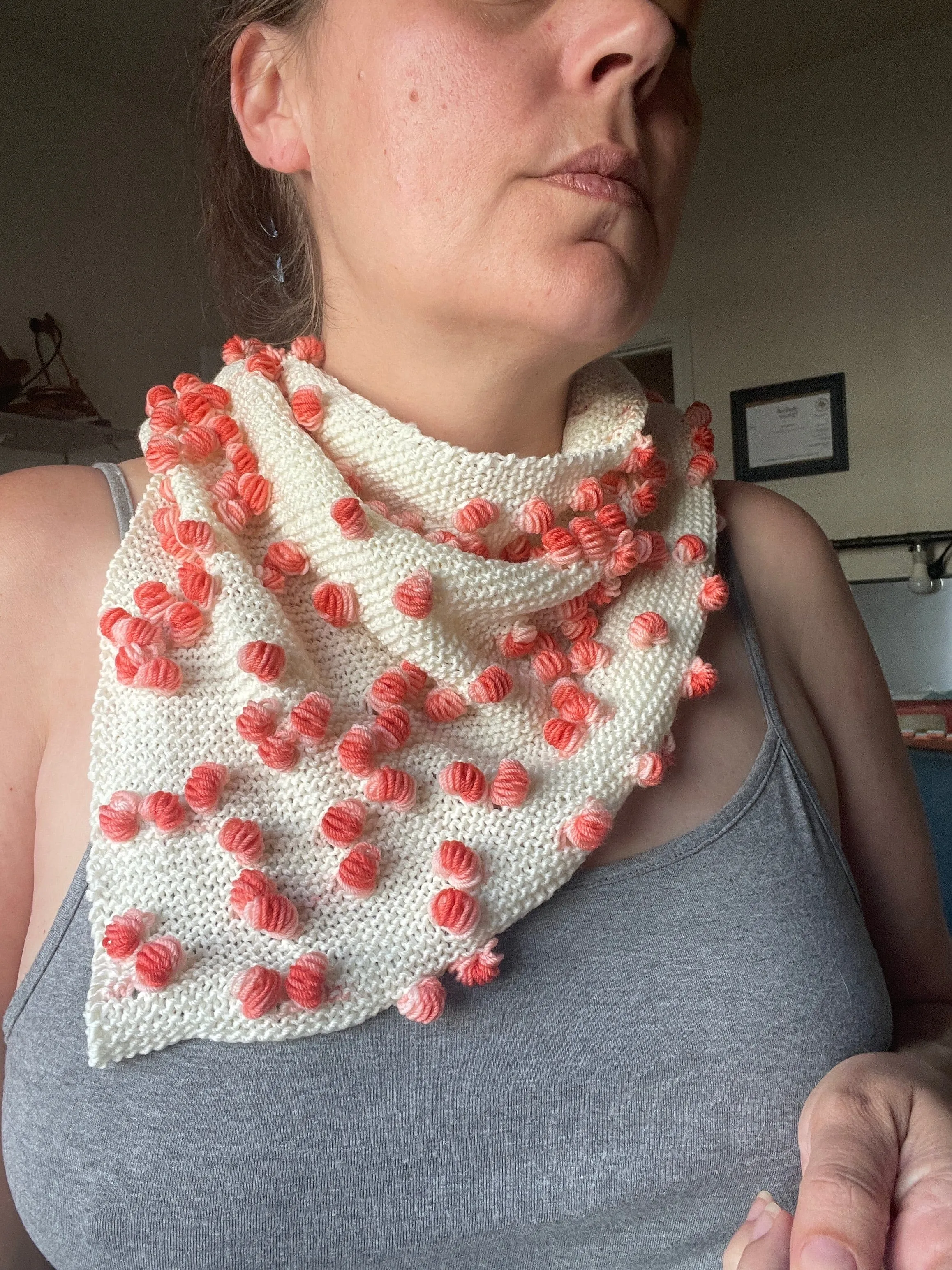 Shrimp and Grits Triangle Scarf