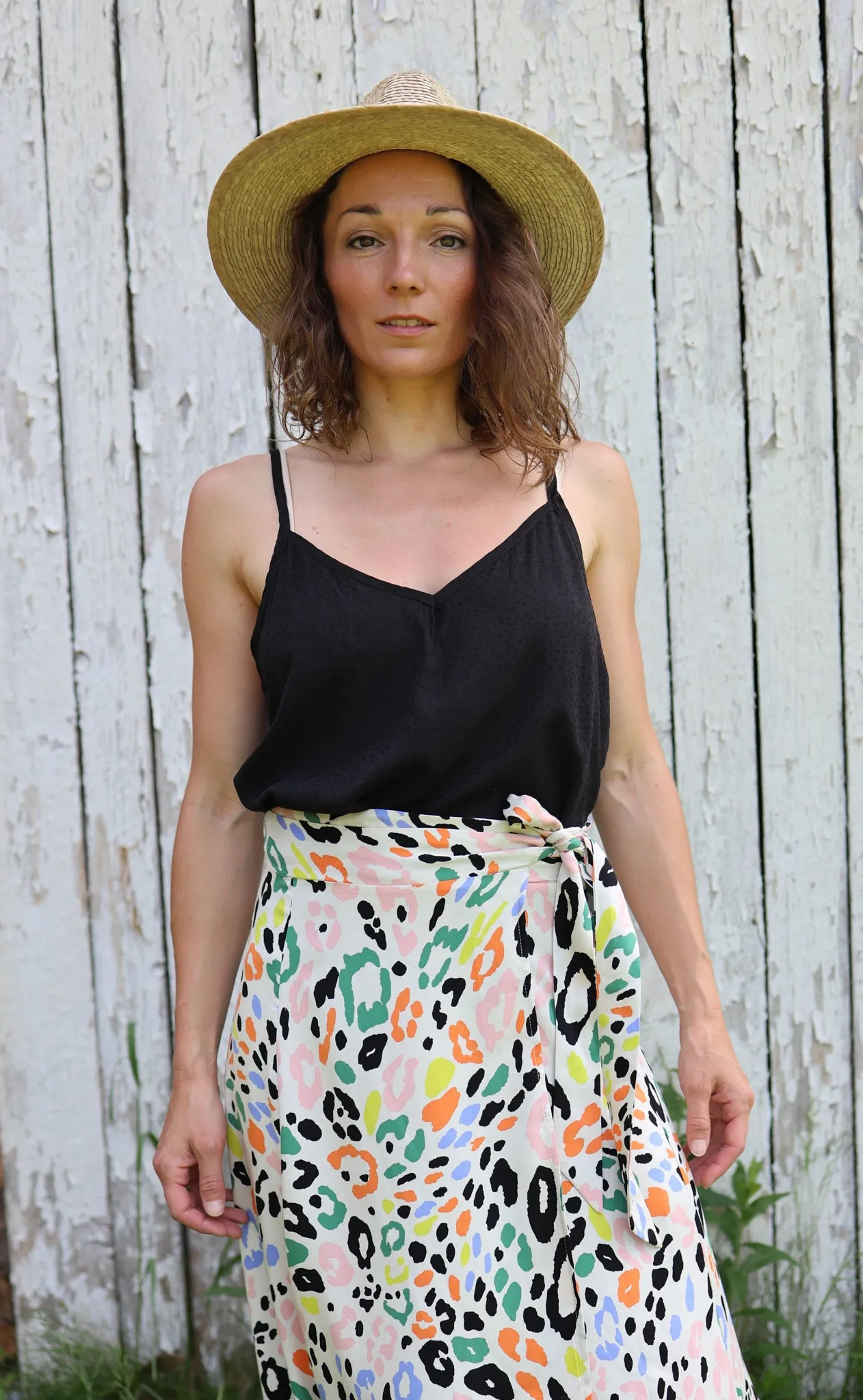 Sufi Wrap Skirt - Animal Pop