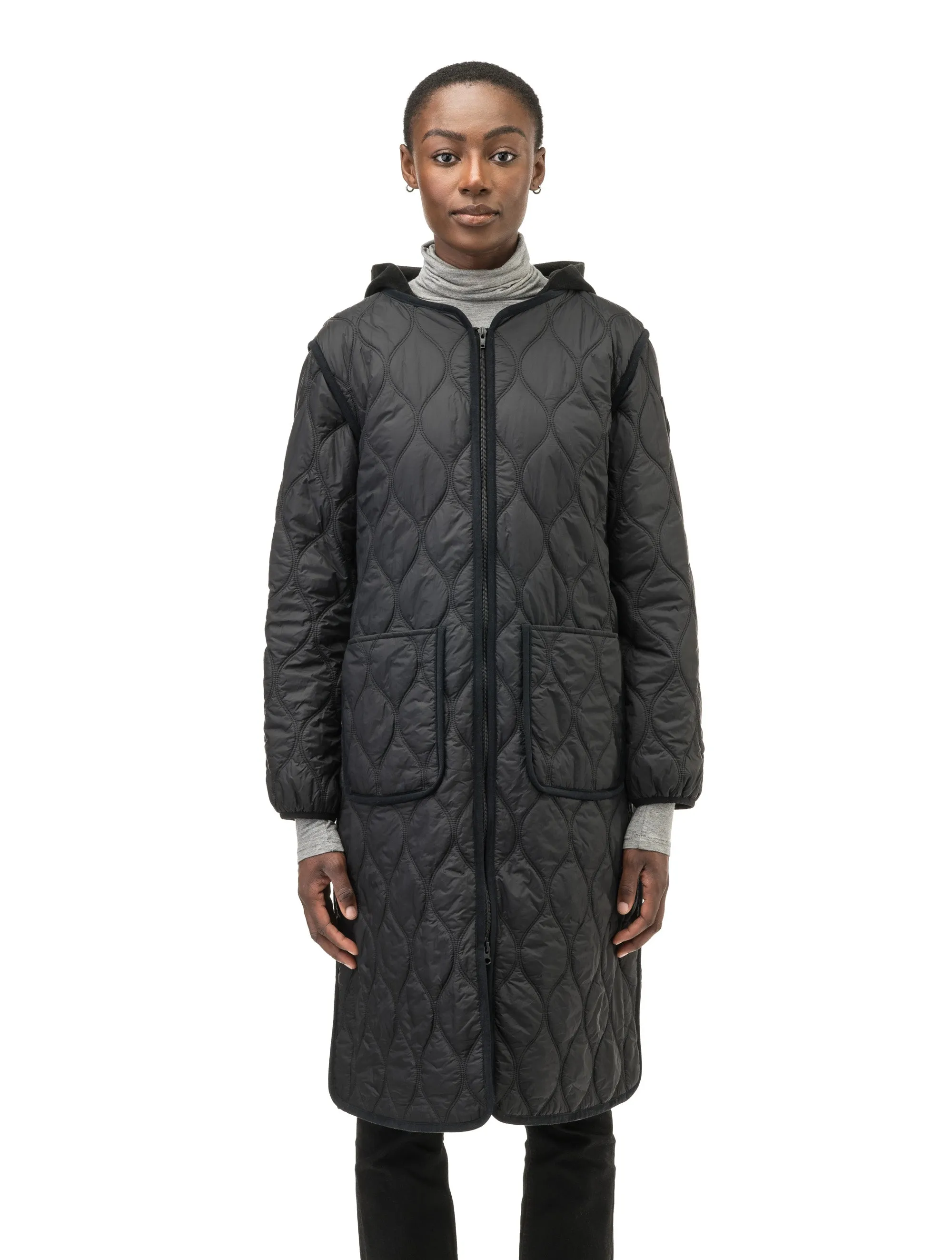 Suri Women's Long Quilted Jacket