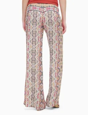 Taos Print Pant Raspberry Sorbet