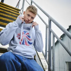 Team GB Abstract Lion Grey Hoodie