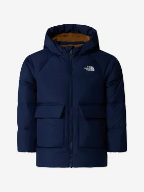 The North Face Boys Down Fleece Lined Parka in Navy