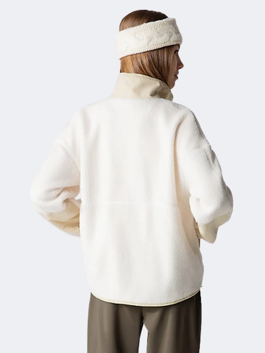 The North Face Cragmont Fleece Women Lifestyle Jacket White/Gravel