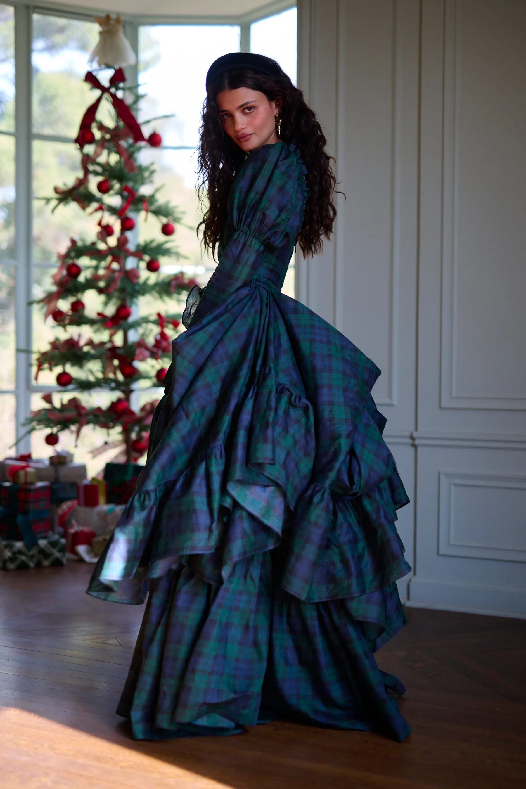 The Scotland Plaid Duchess Tournure