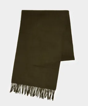 Todd Snyder x Joshua Ellis Cashmere Scarf In Snyder Olive