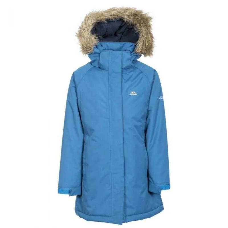 Trespass Fame Children's Waterproof Parka/Coat Cosmic Blue