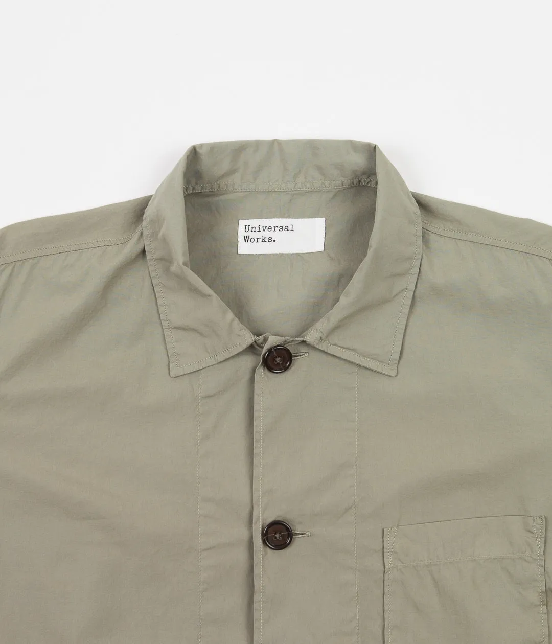 Universal Works Bakers Overshirt - Laurel