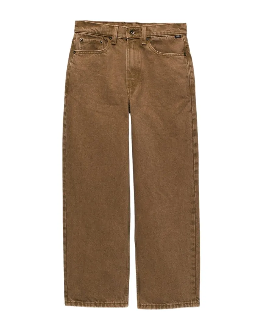 Vans Check-5 Baggy Denim Pants - Sepia