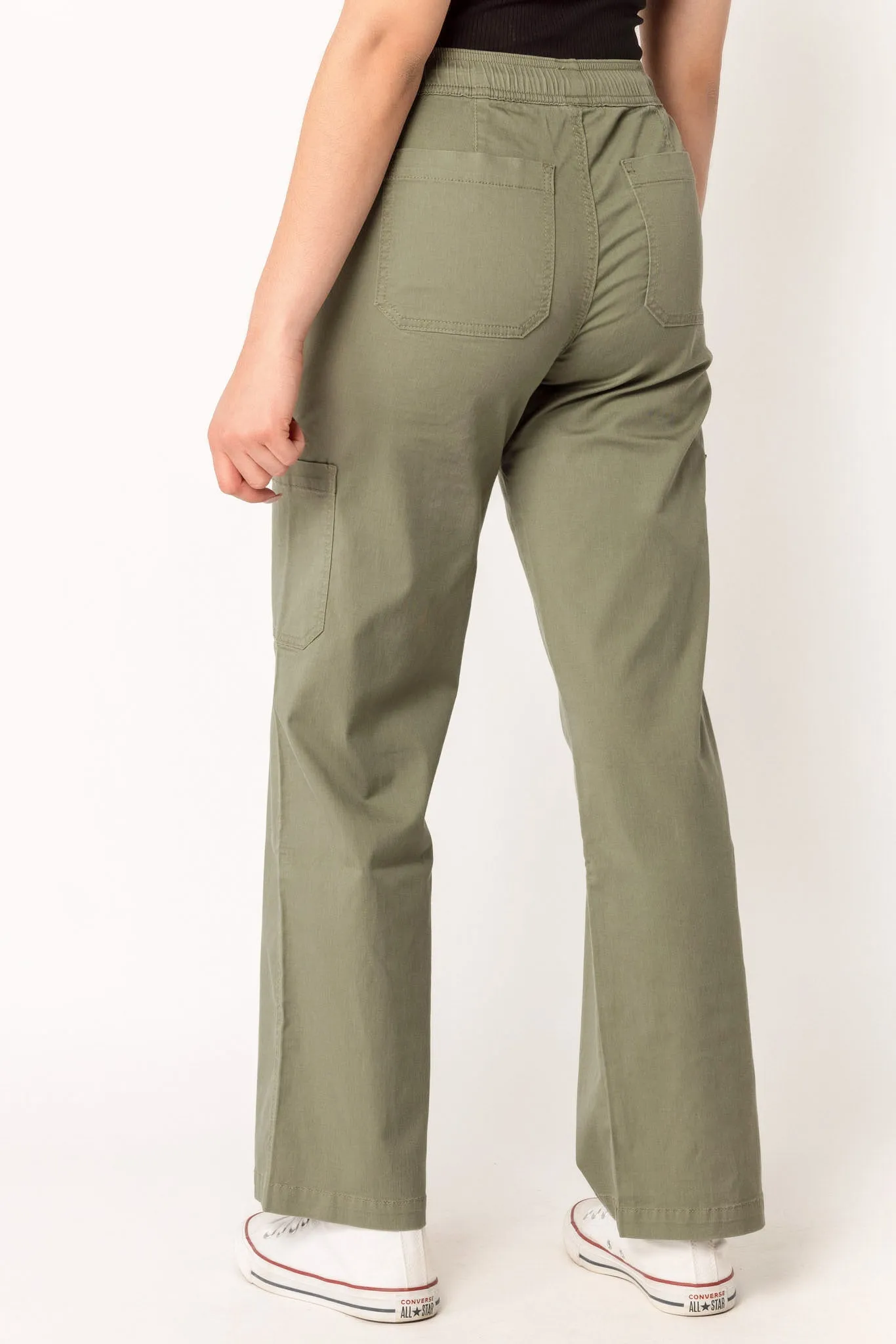 Wallflower Tomboy Mid-Rise Wide Leg Cargo