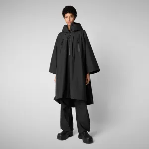 Women's cape kira in black