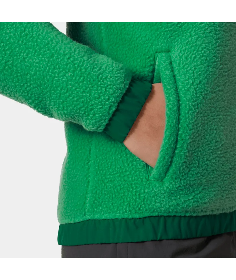 WOMEN'S IMPERIAL PILE SNAP FLEECE - EVERGREEN