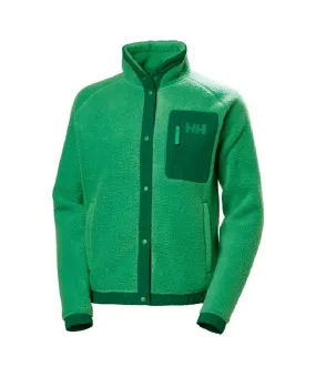 WOMEN'S IMPERIAL PILE SNAP FLEECE - EVERGREEN