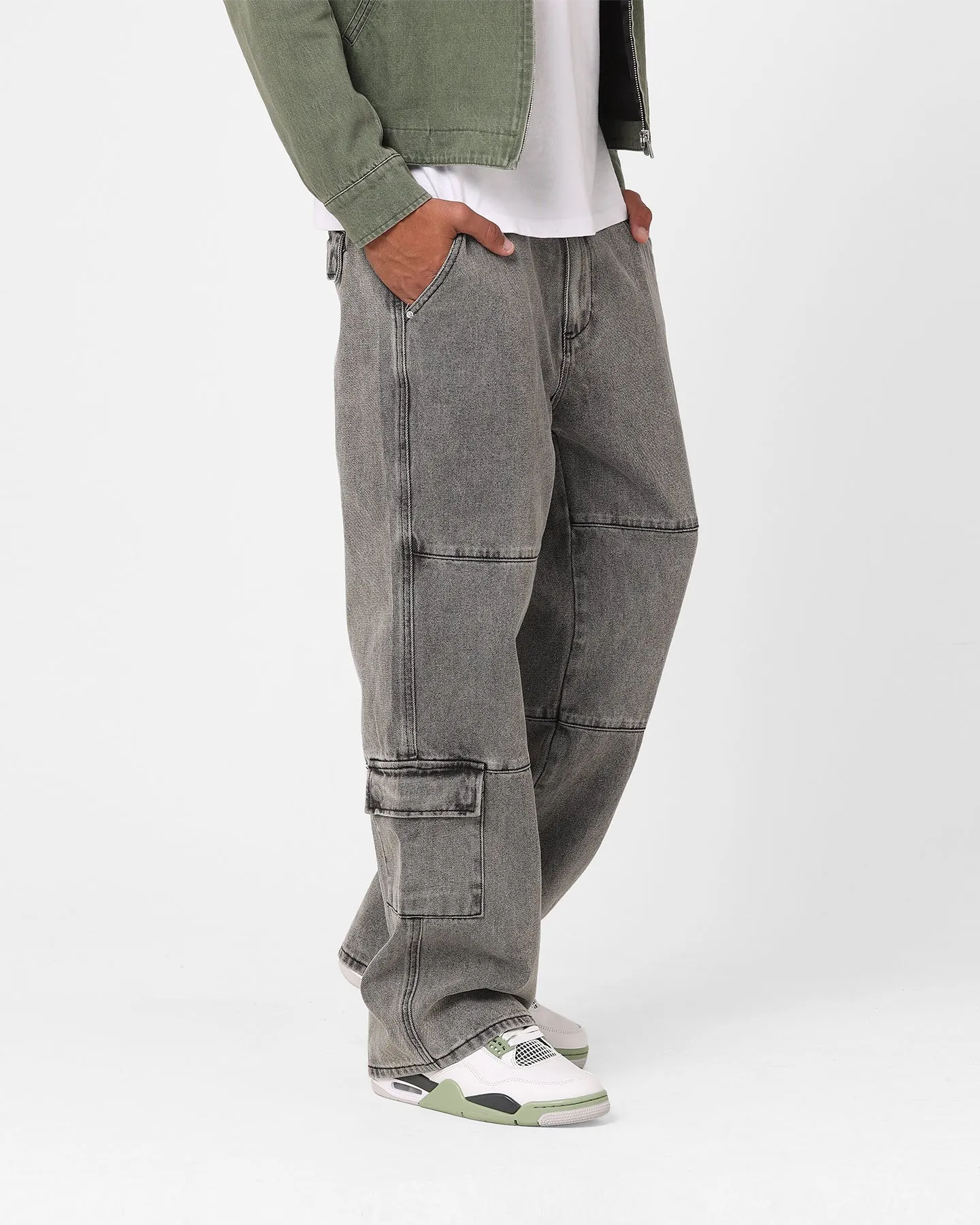 XXIII Jante Acid Wash Jeans Grey