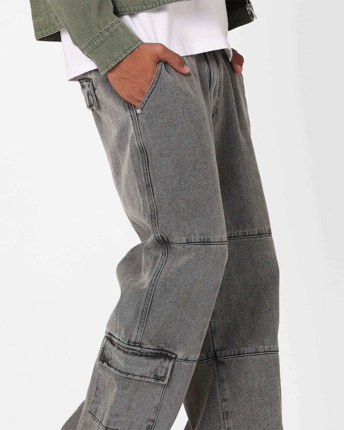 XXIII Jante Acid Wash Jeans Grey