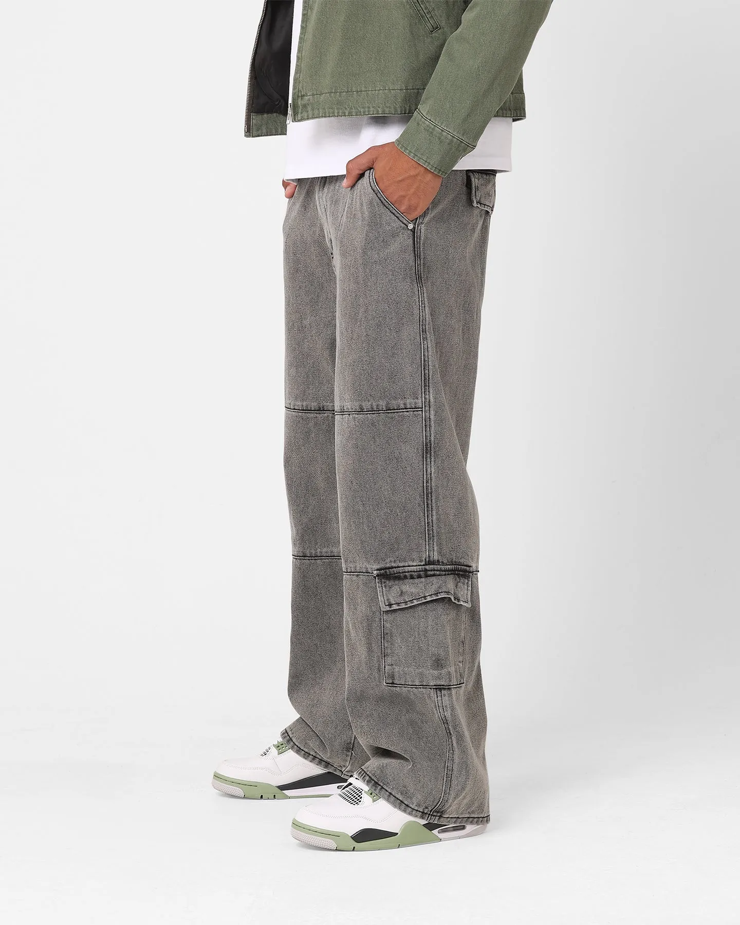 XXIII Jante Acid Wash Jeans Grey