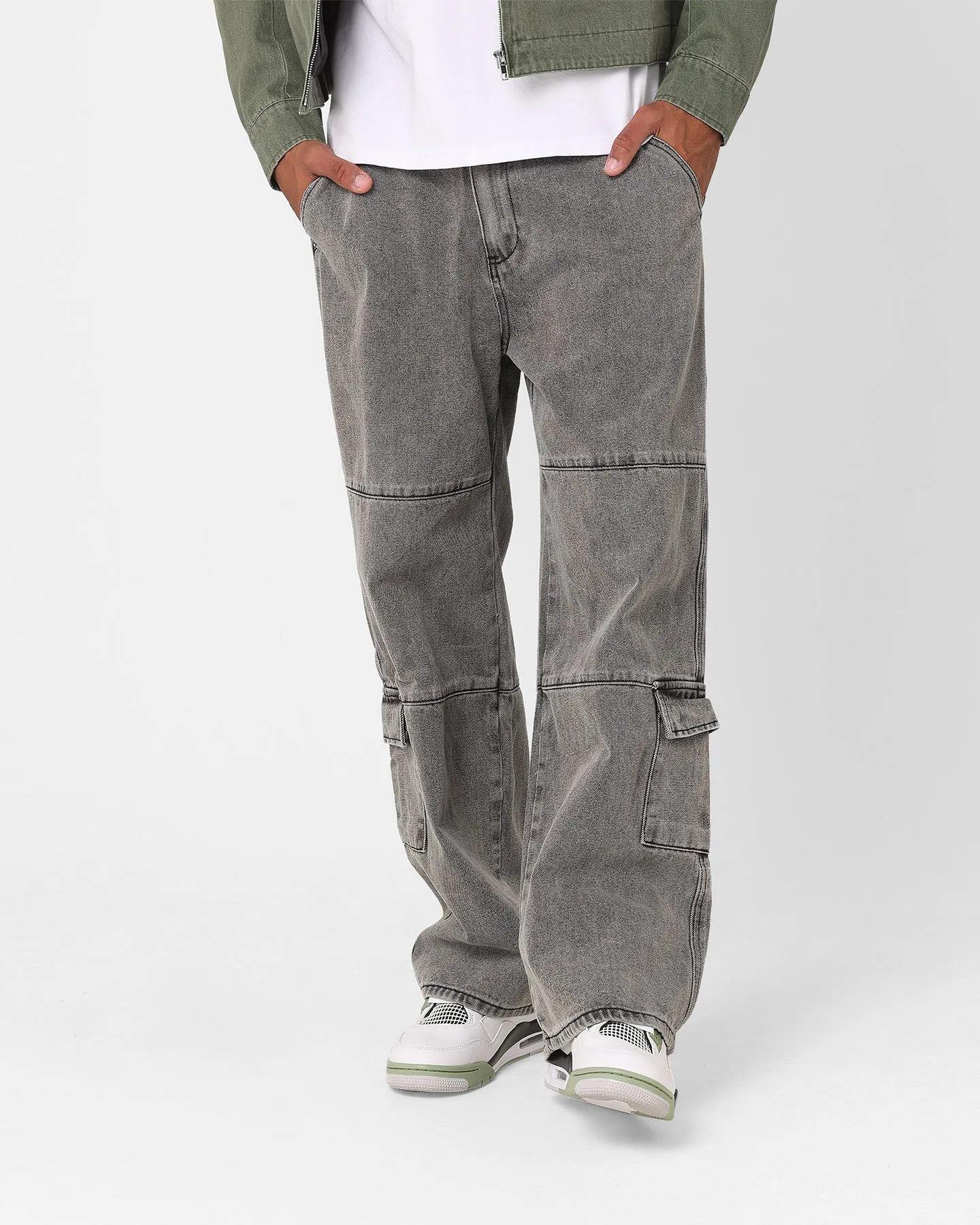 XXIII Jante Acid Wash Jeans Grey