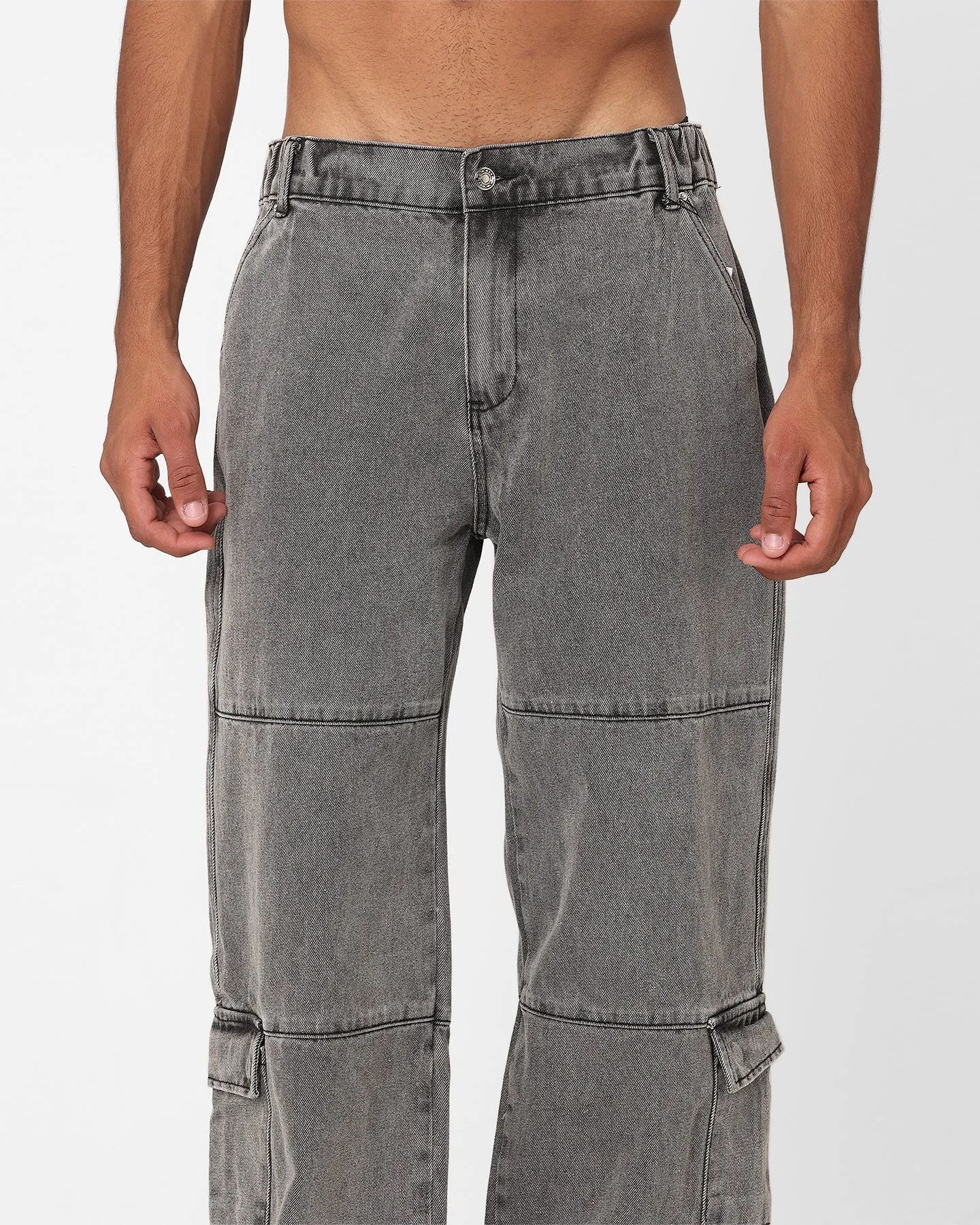 XXIII Jante Acid Wash Jeans Grey