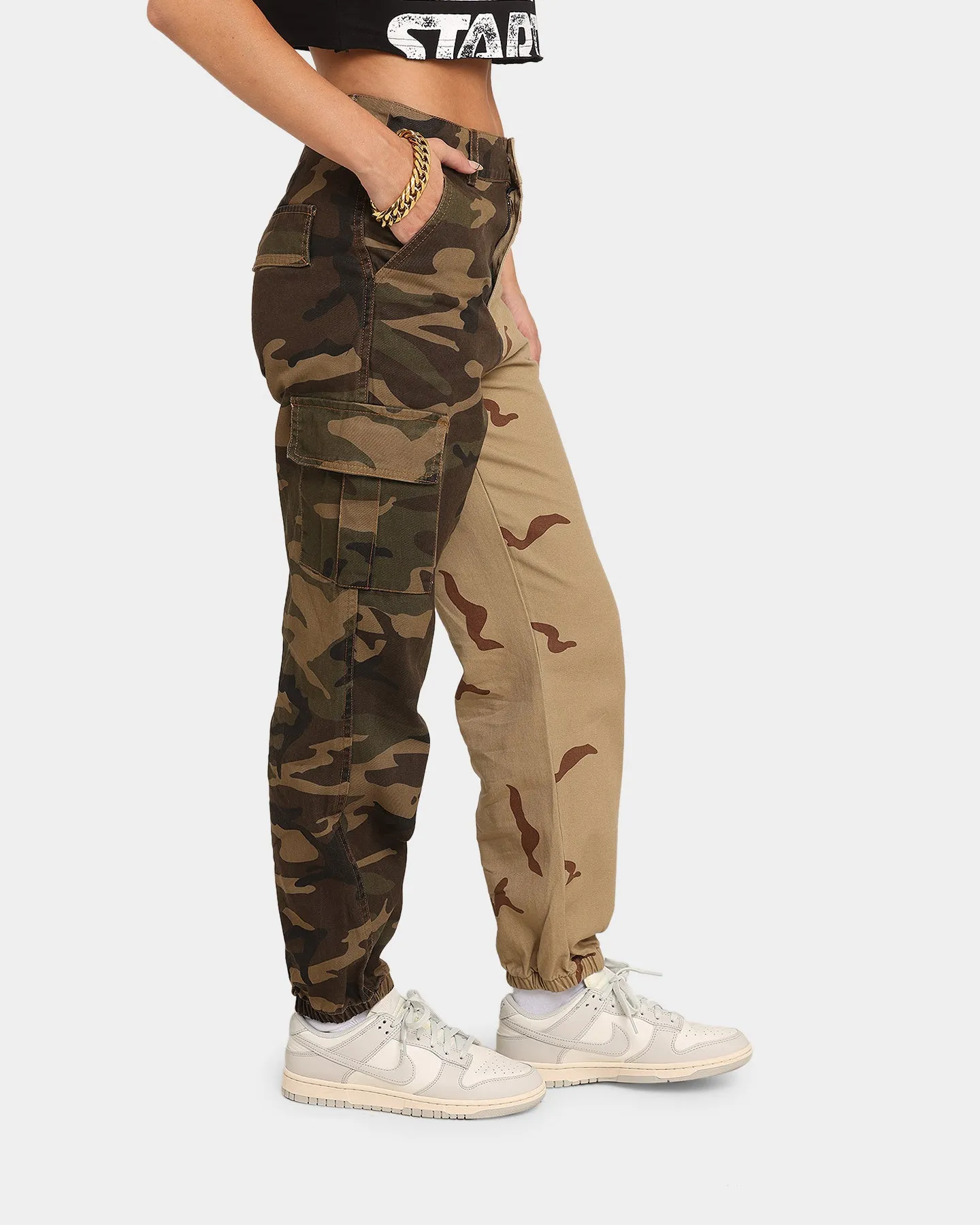 XXIII Women's Thalia Two Tone Camo Pants Camo