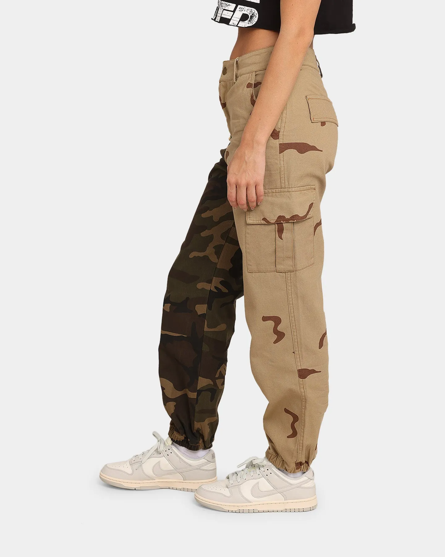 XXIII Women's Thalia Two Tone Camo Pants Camo