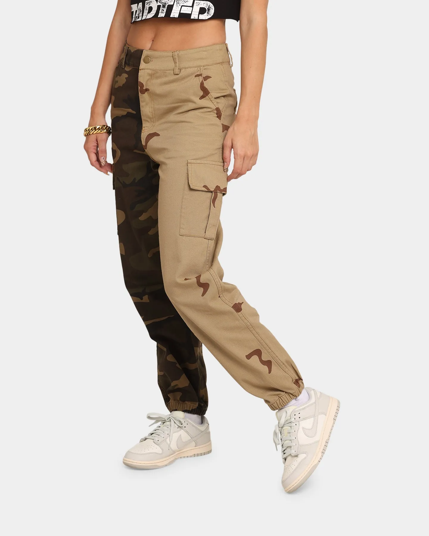 XXIII Women's Thalia Two Tone Camo Pants Camo