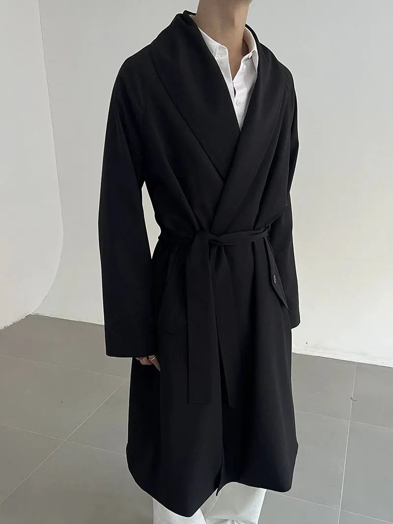 Zhou Front Pocket Trench Coat